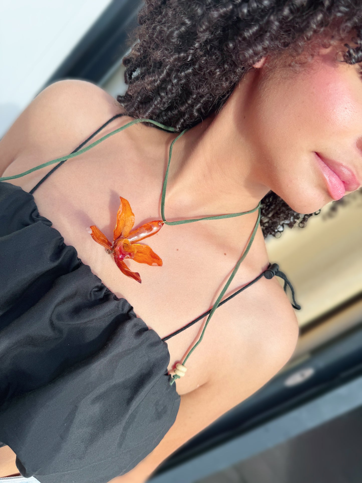 Cattleya Choker necklace