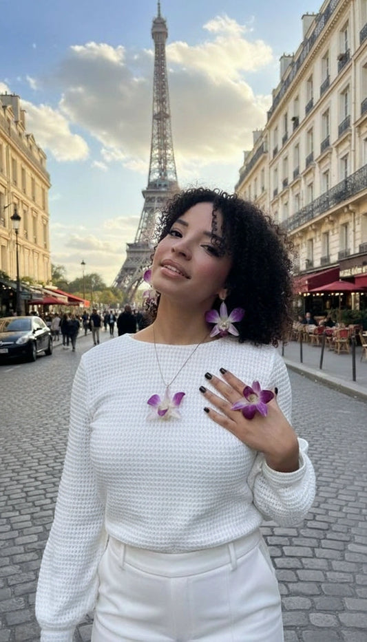 Dendrobium Orchid floral Set