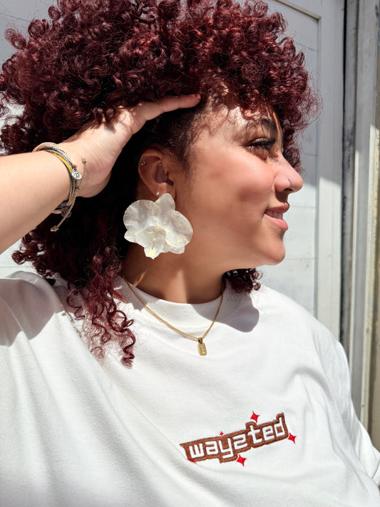 White Phalaenopsis stud