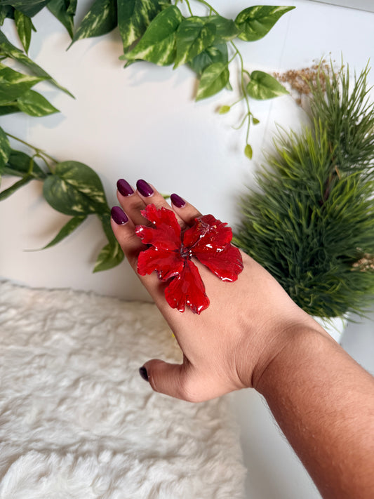 Amapola ring (hibiscus)