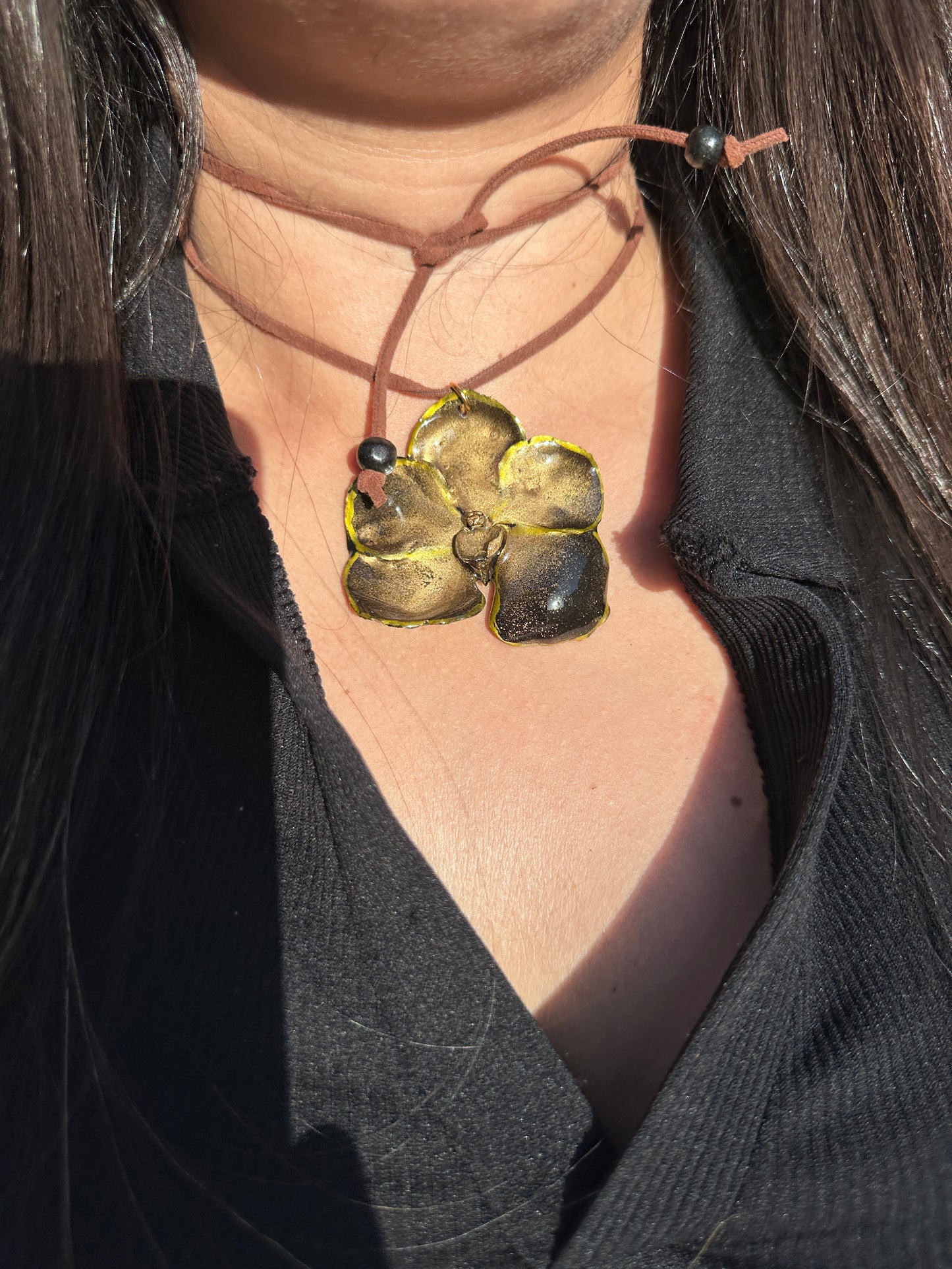 Black Orchid Choker