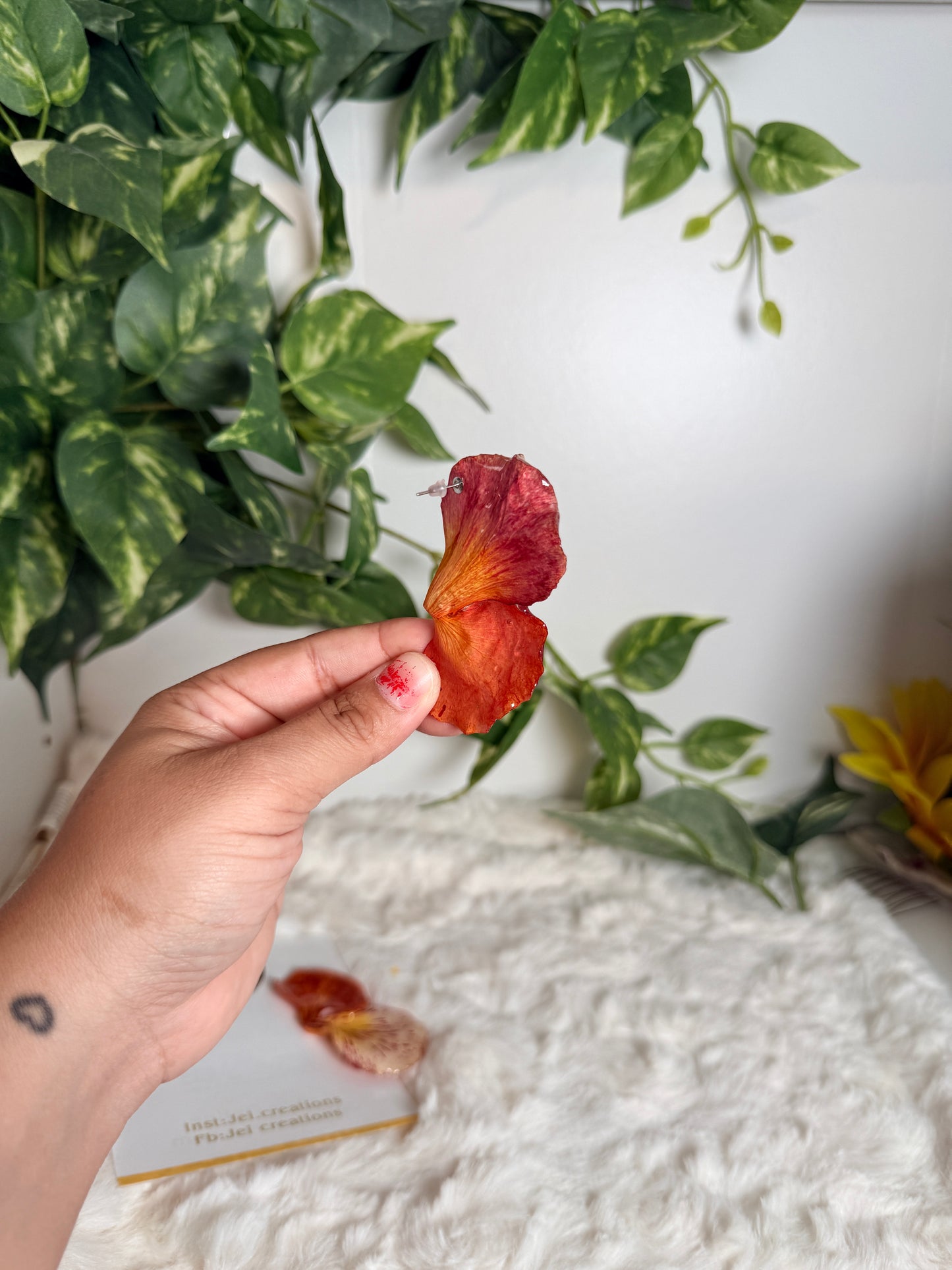 Flamboyán stud earrings 2.0