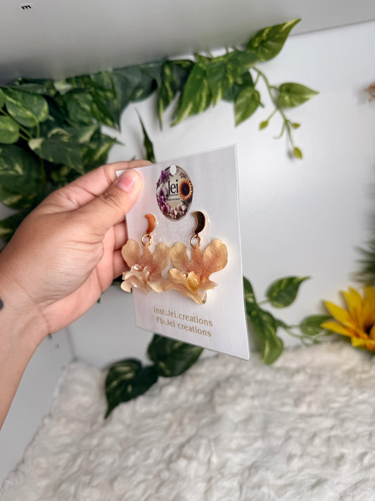 Moonlight Orchid Earrings