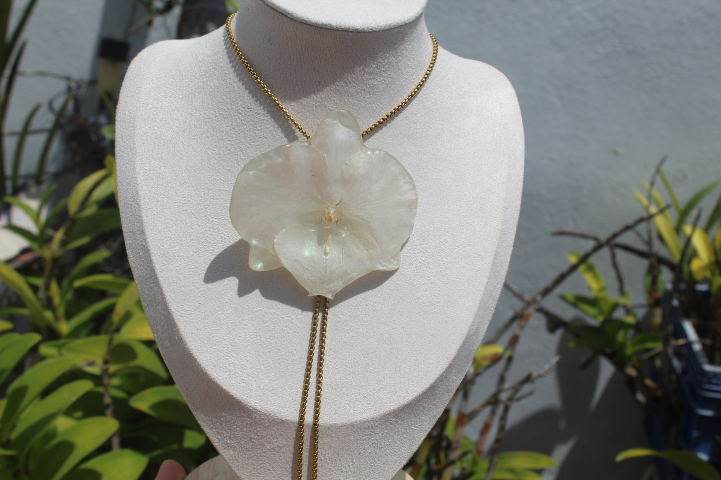 Phalaenopsis Orchid necklace
