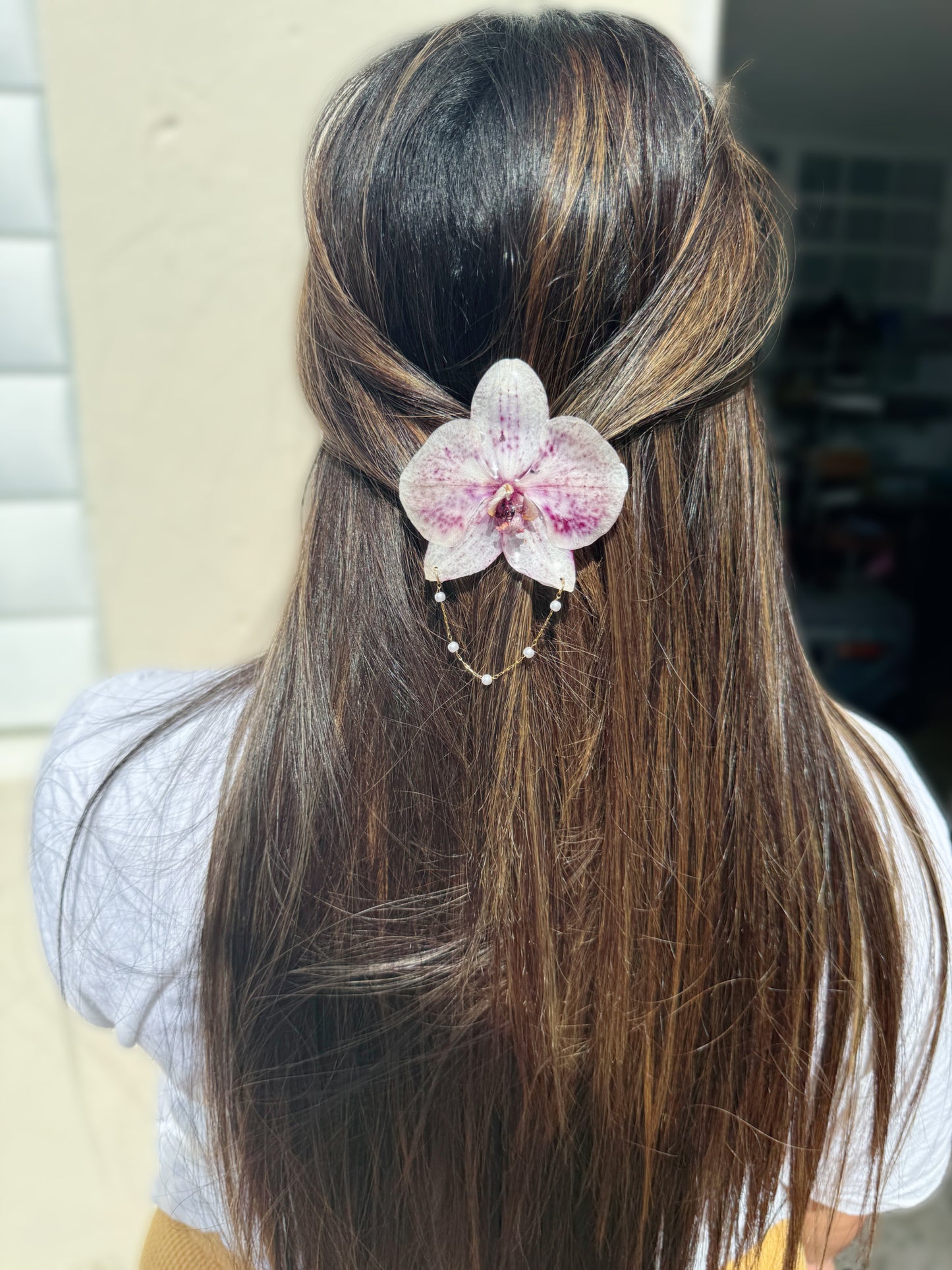 Phalaenopsis Orchid Hair clip