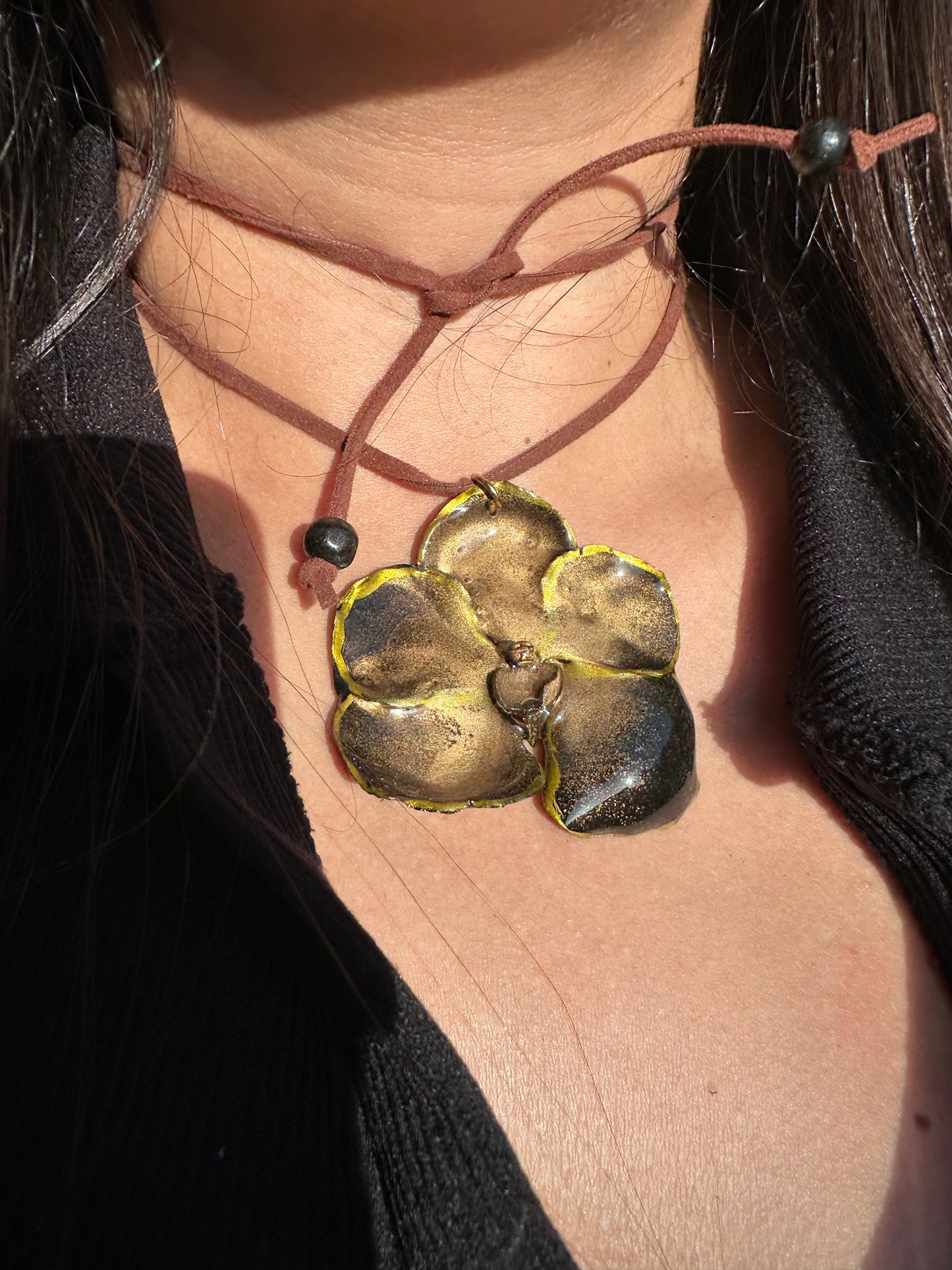 Black Orchid Choker