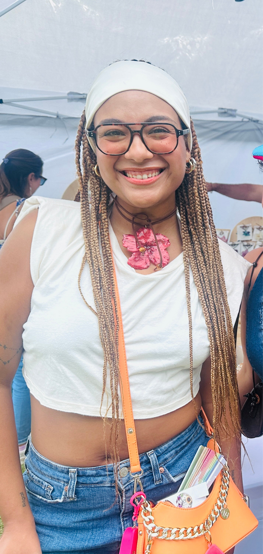 Choker amapola(pre-venta disponible 19-enero)