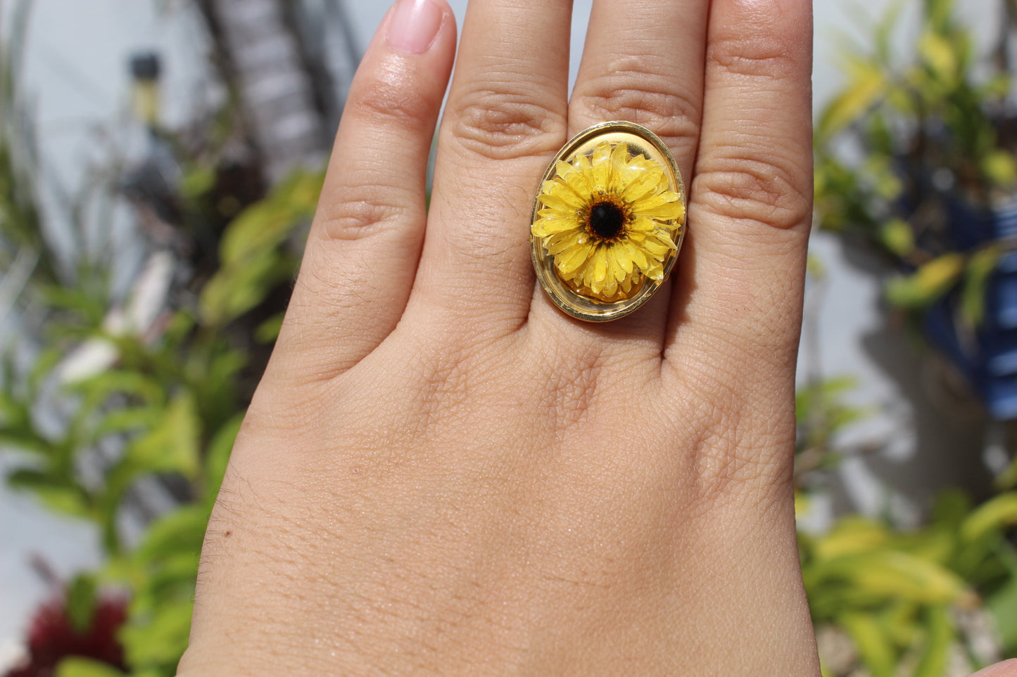 Sunflower ring