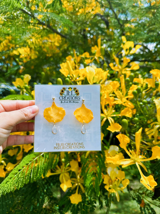 Flamboyán earings(yellow)