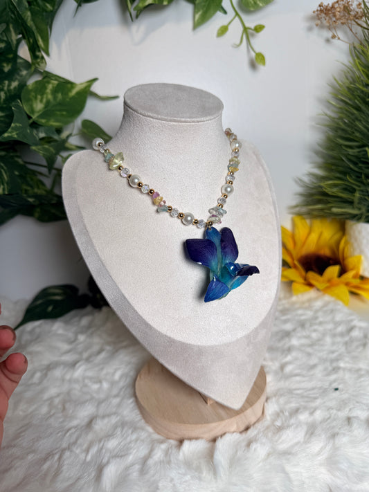 Ocean Orchid Necklace