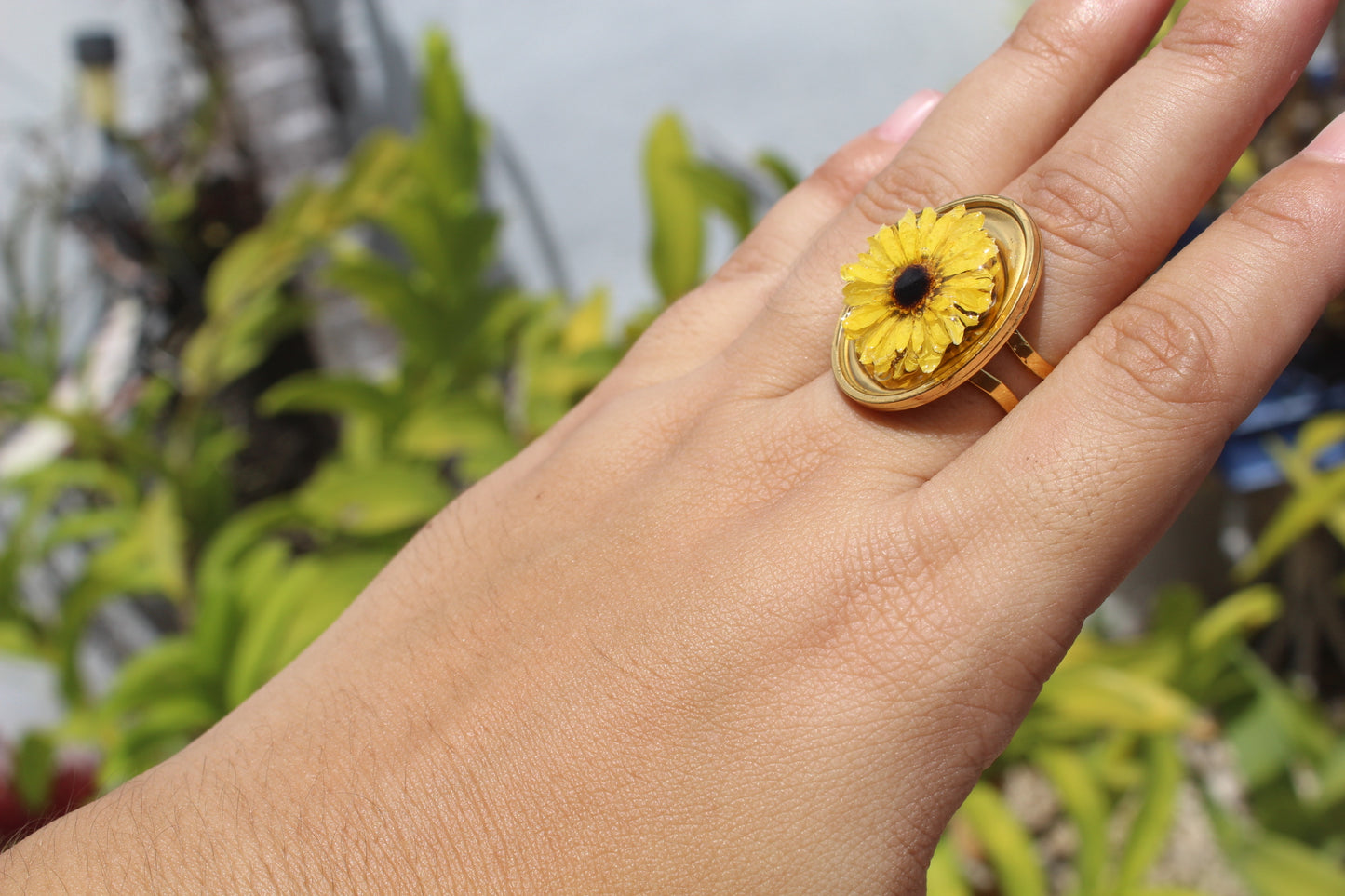 Sunflower ring