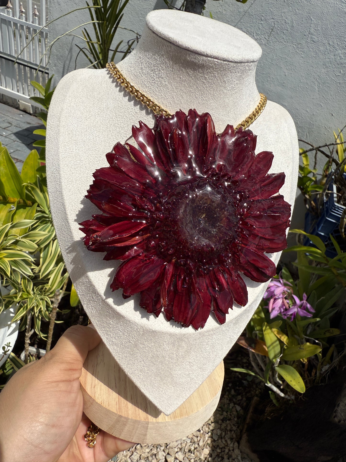 Extra big Gerbera Necklace