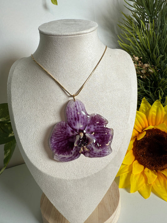 Phalaenopsis Orchid necklace