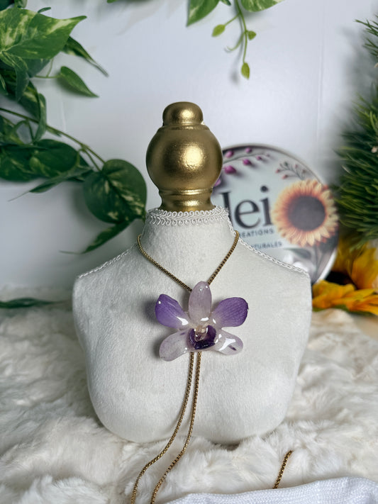 Lavender Grace Lariat Necklace