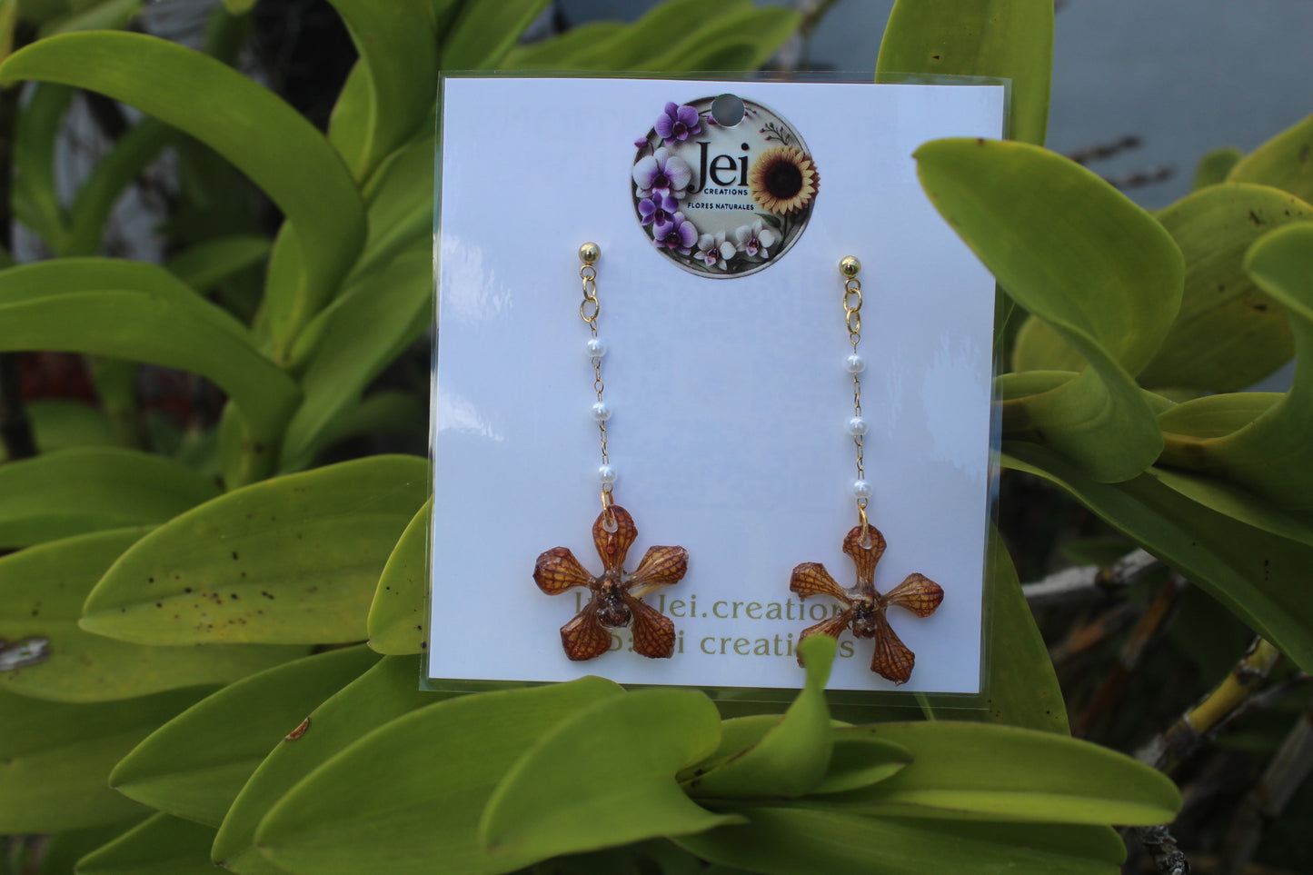 Extra baby Orchid pearl earings
