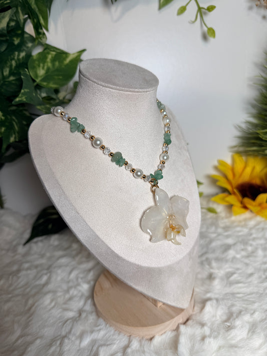 Moonlight Orchid Necklace
