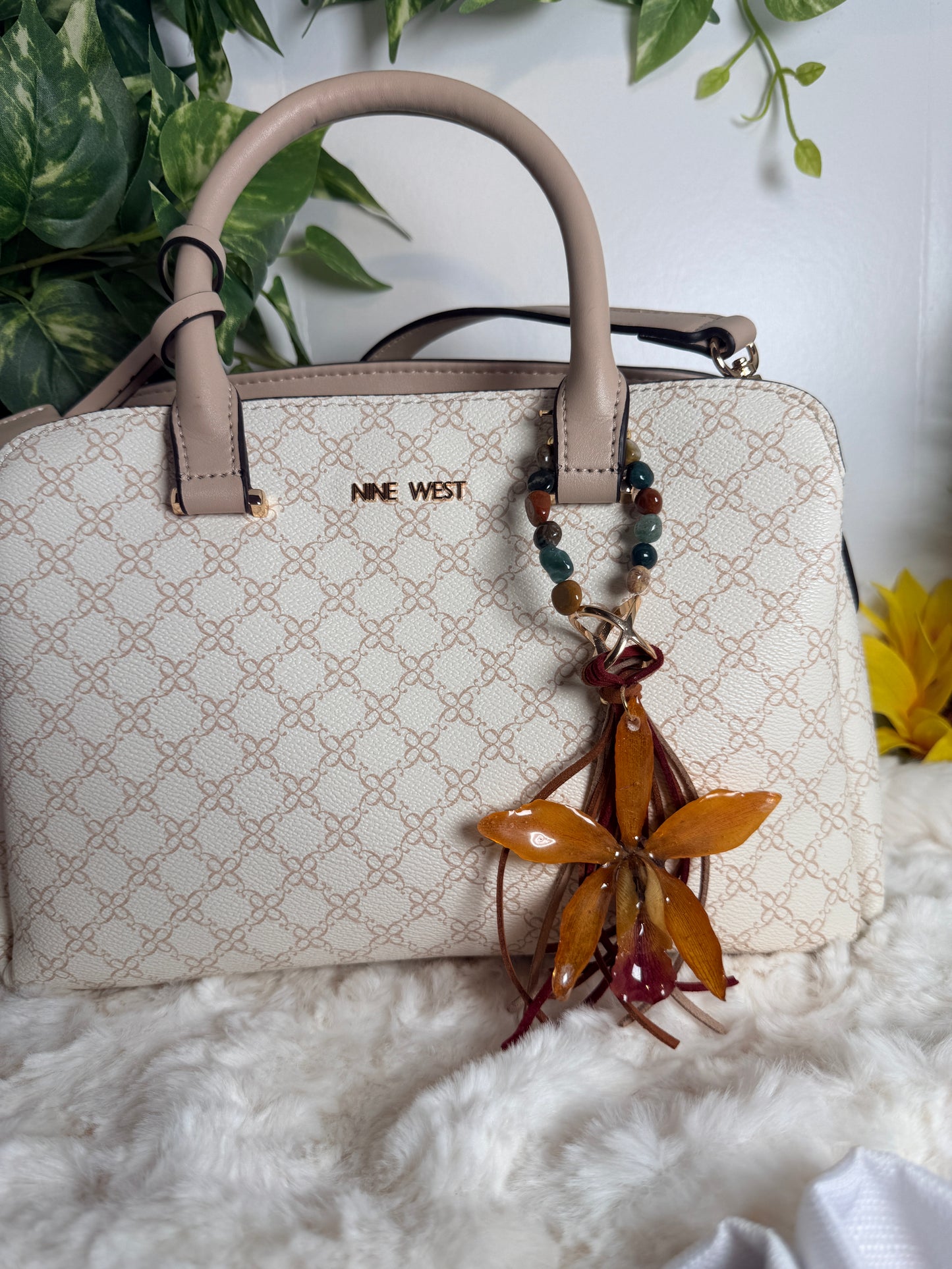 Cattleya Earth Bag Charm