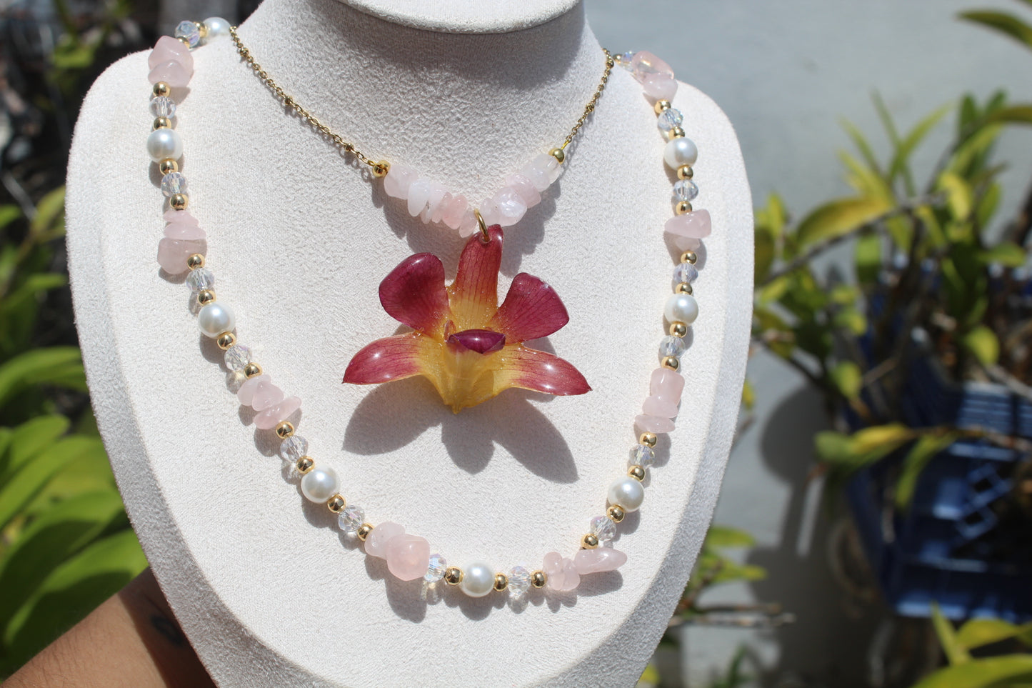 Fairy Orchid VIP set necklace