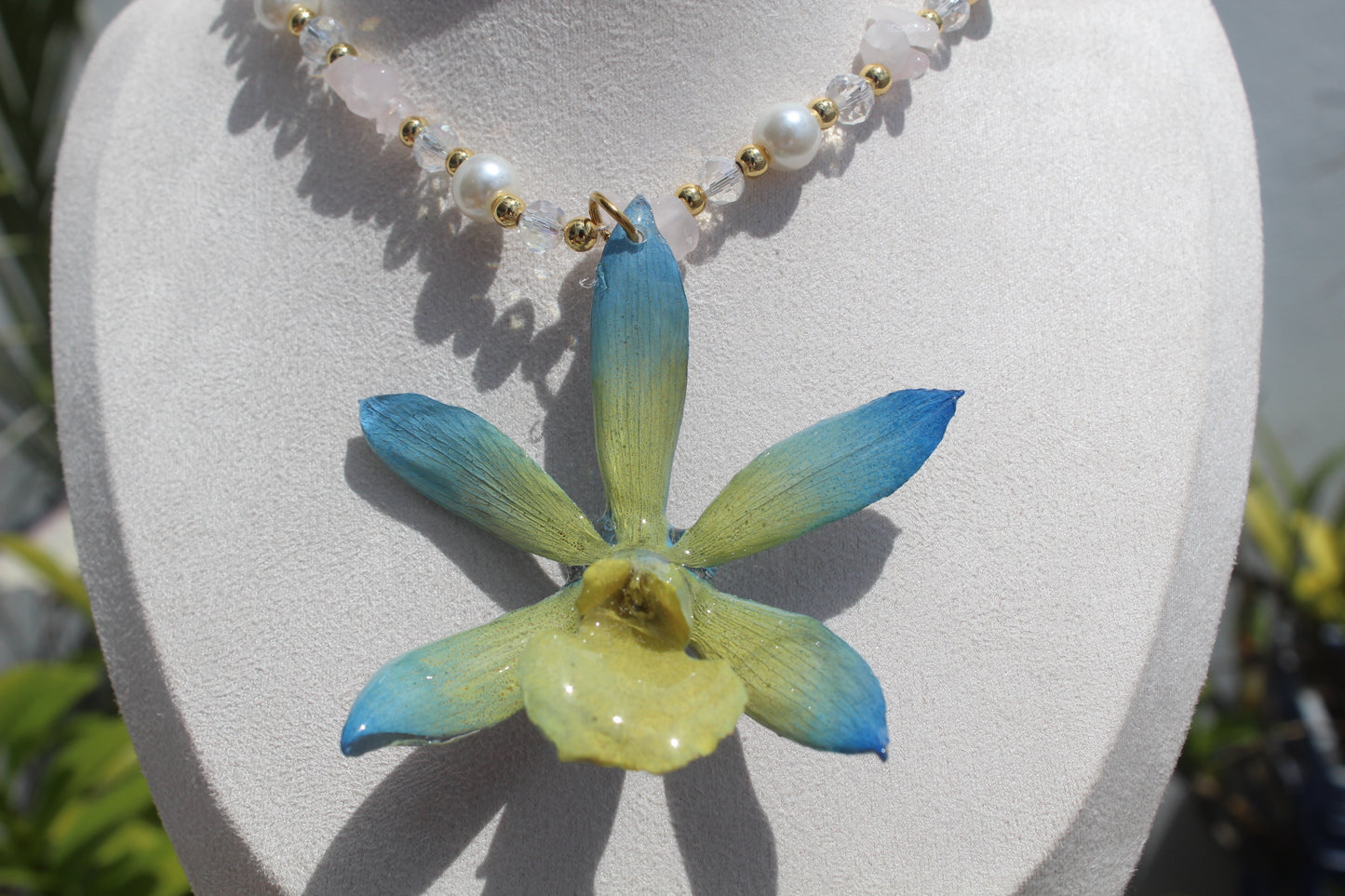 Cattleya Orchid Fancy necklace