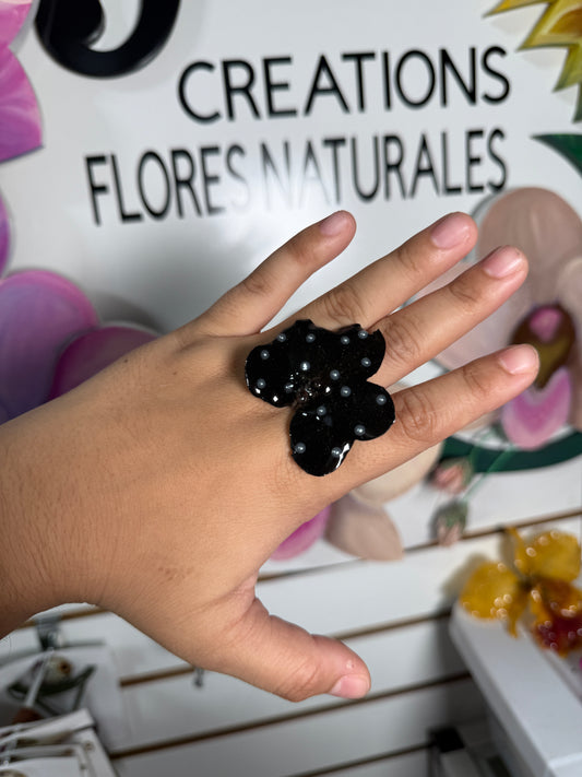 Black Orchid ring