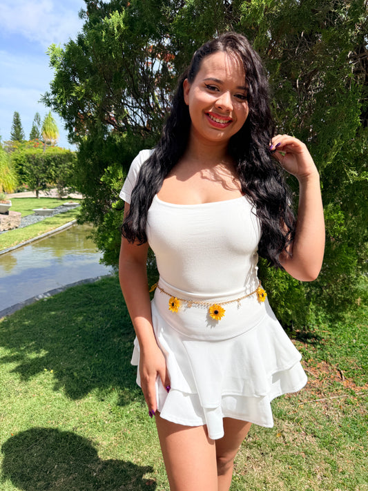 Sunlit Bloom | 2-in-1 Necklace & Waist Chain