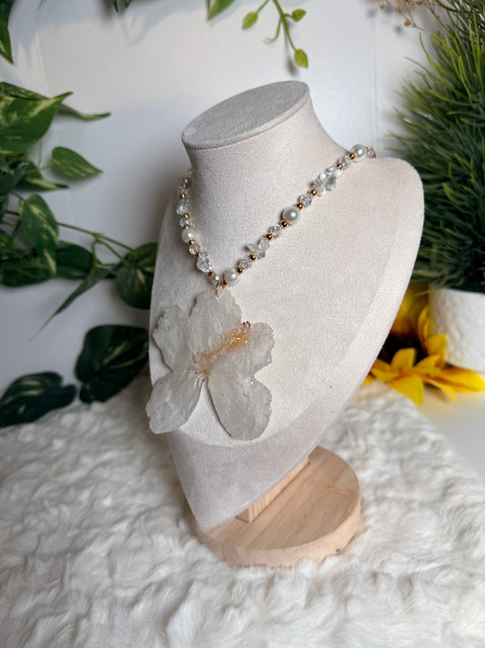 Pure Light Poppy Necklace