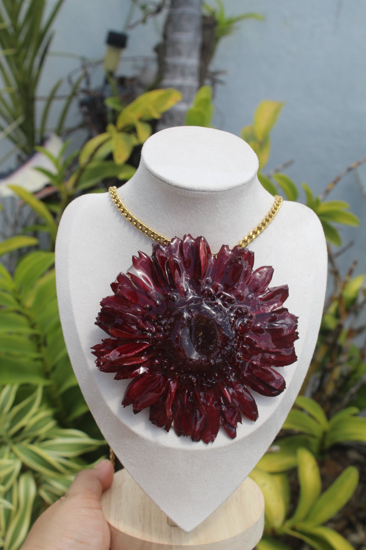 Extra big Gerbera Necklace