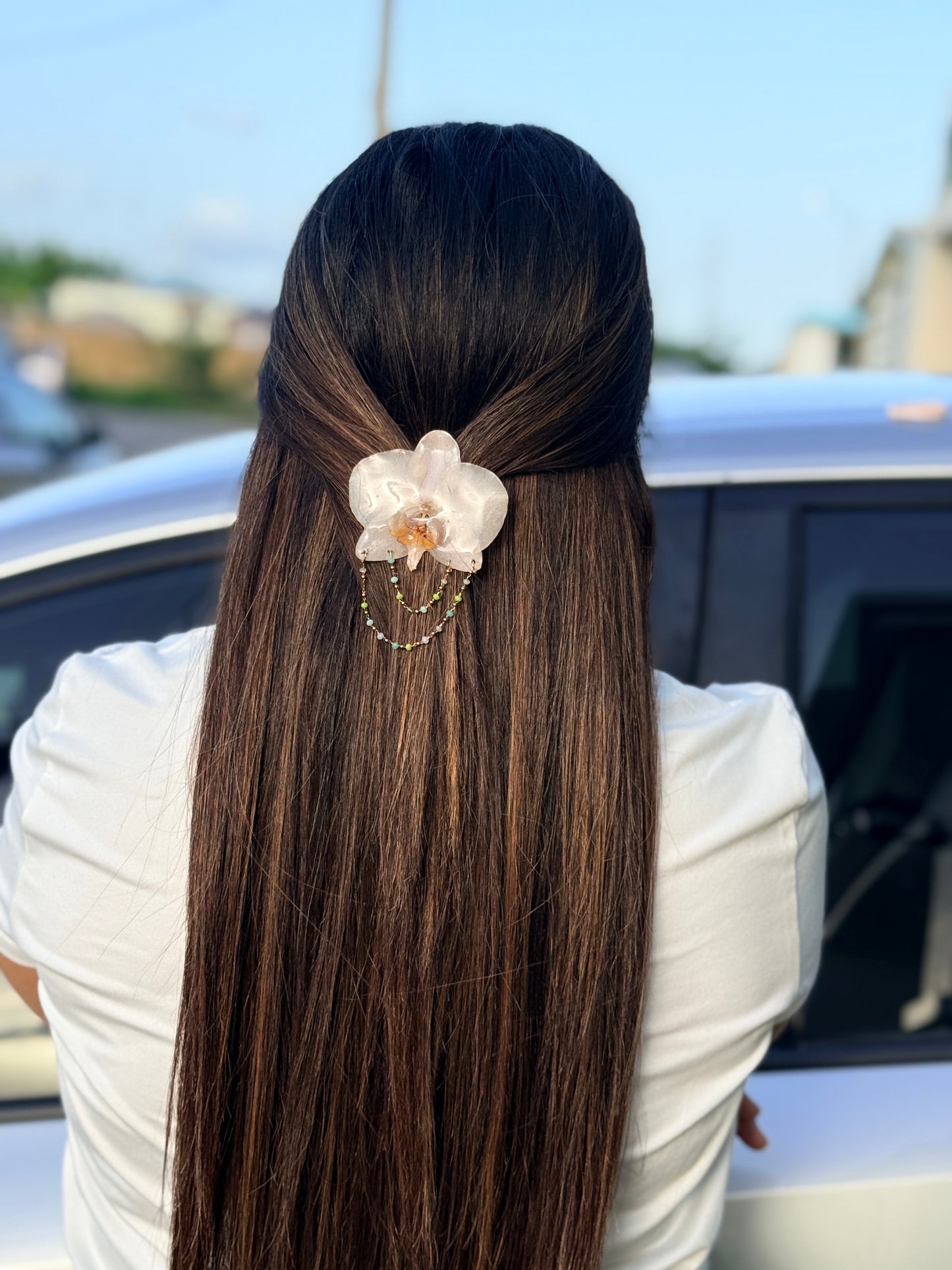 Aurora Orchid Hair Clip