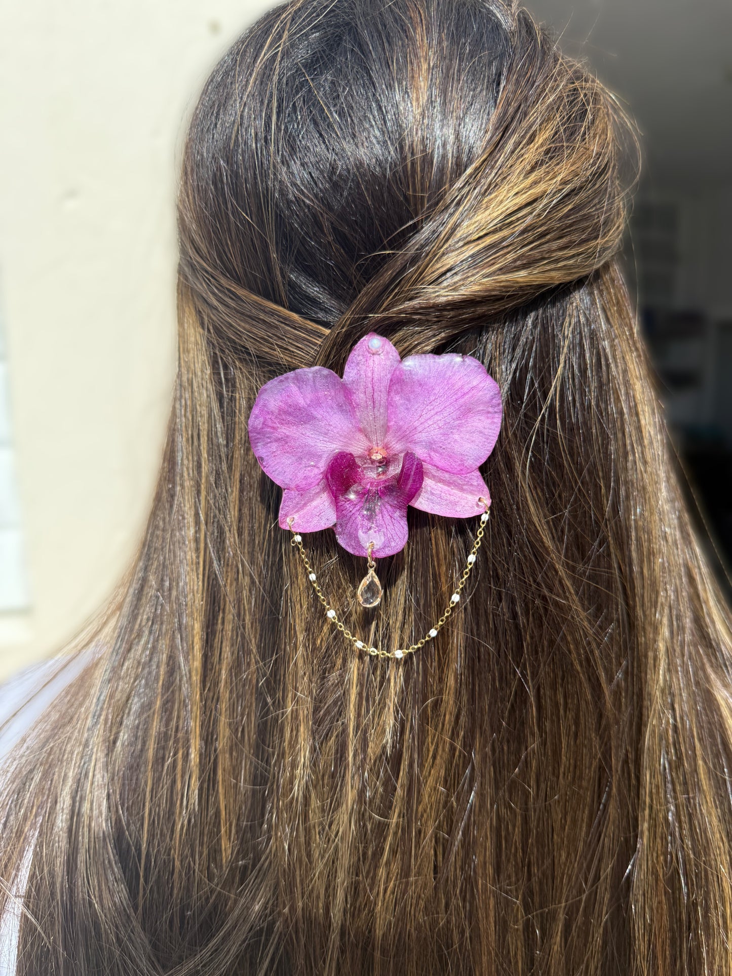 Dendrobium Orchid Hair clip