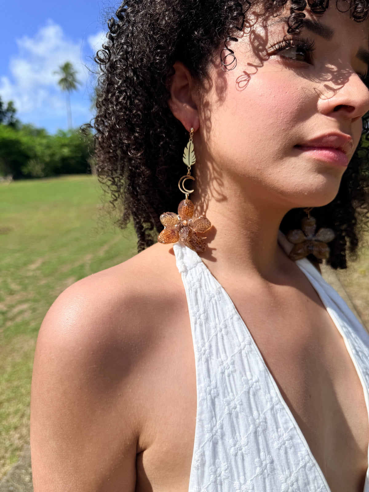 Moonlit Vanda Earrings