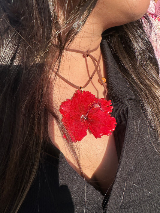 Choker amapola ( pre- venta 5-junio