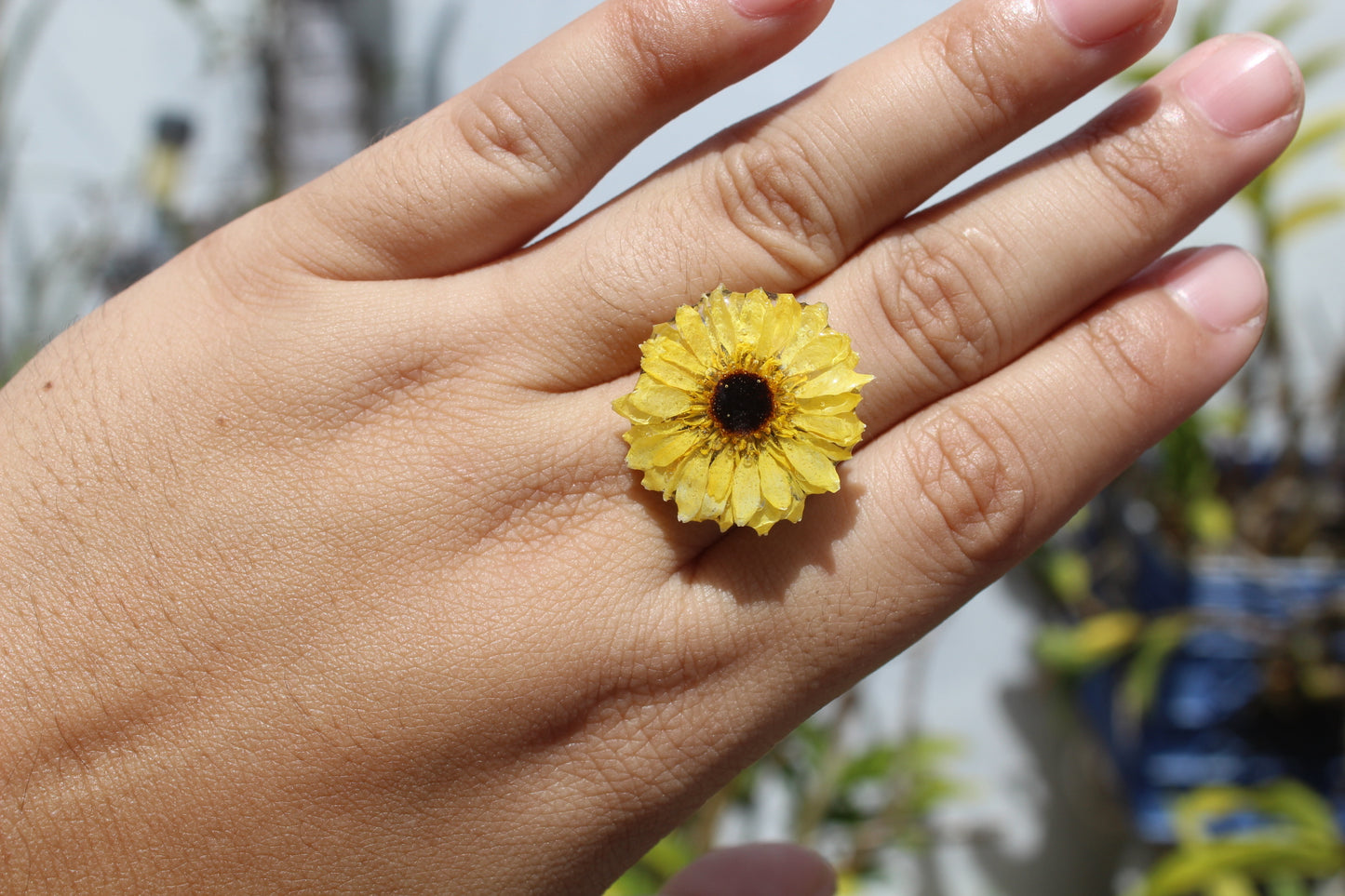 Sunflower ring