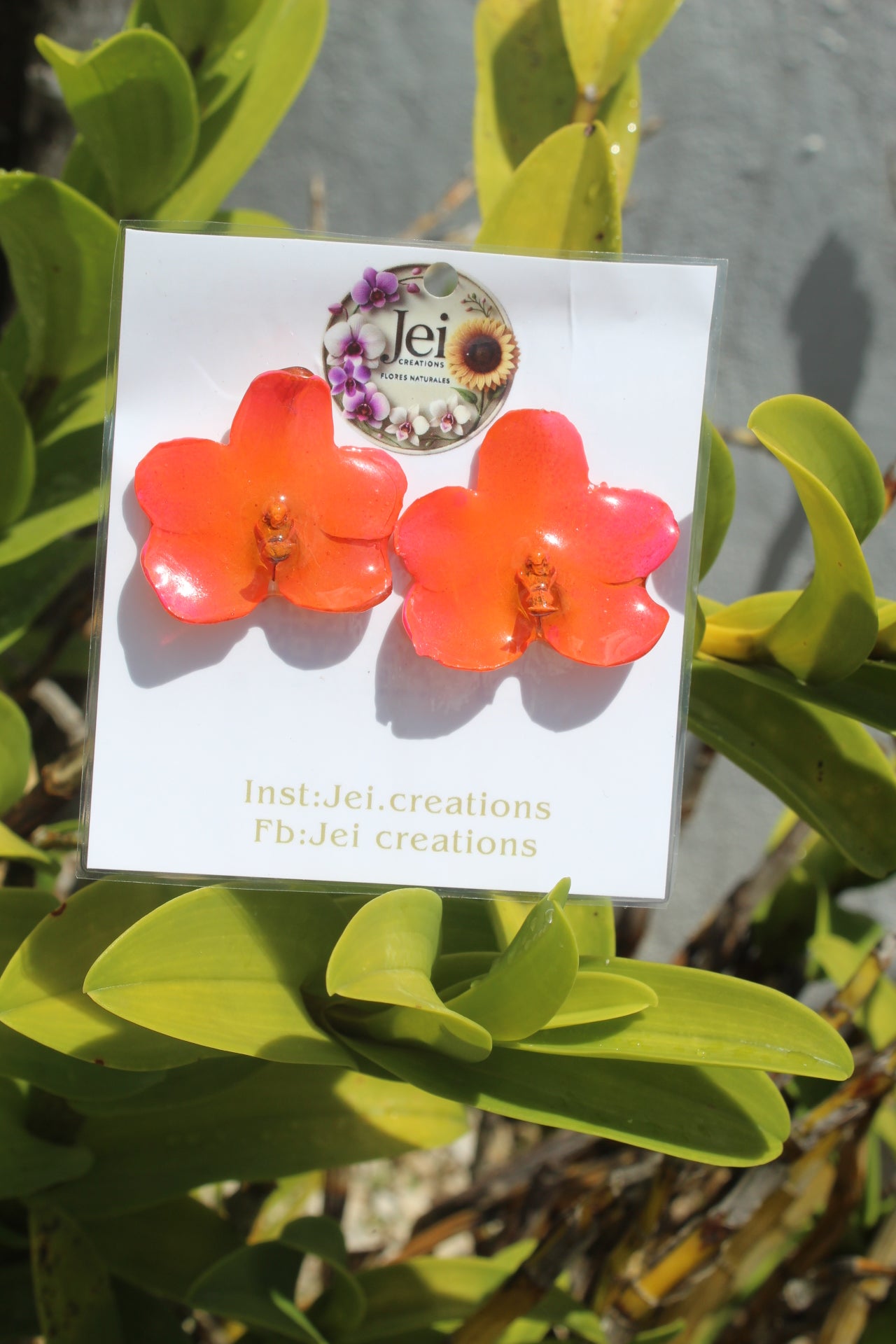 Towers braids Orchid Stud