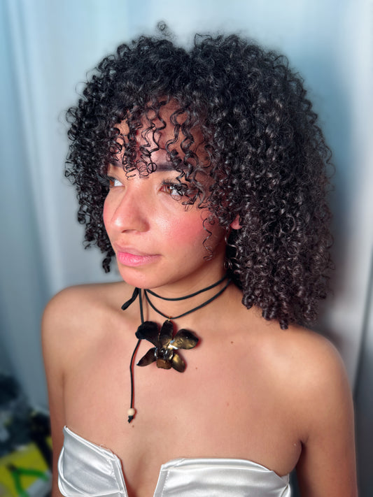 Black Orchid Dendrobium Choker