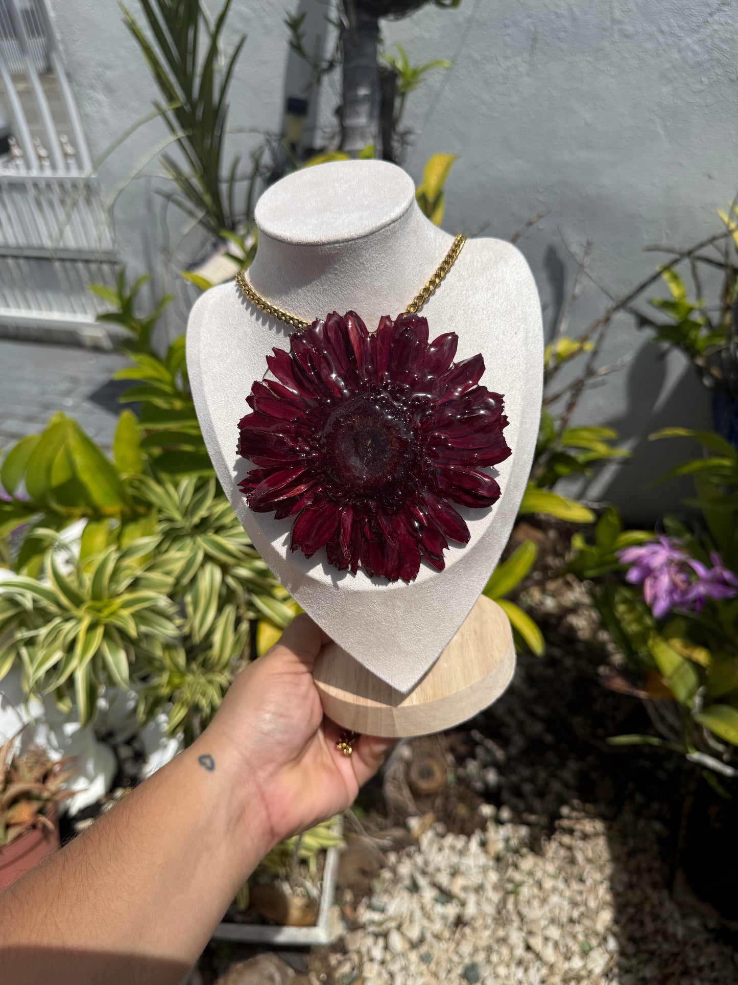 Extra big Gerbera Necklace