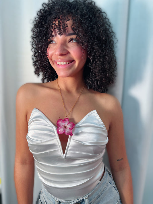 Desert rose necklace