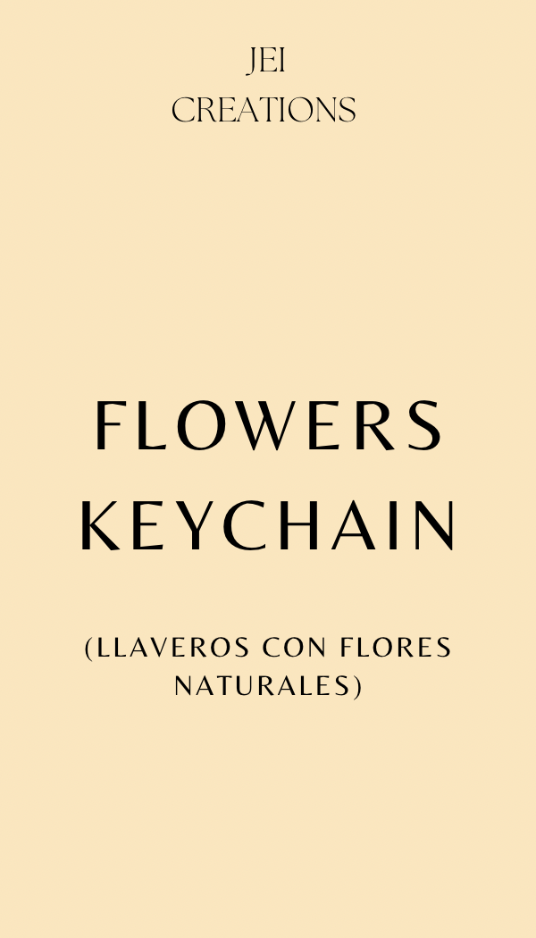 Flowers Keychain