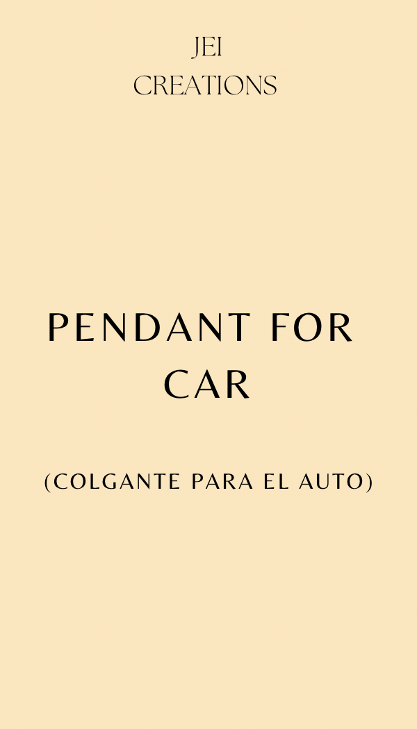 Colgante para el auto