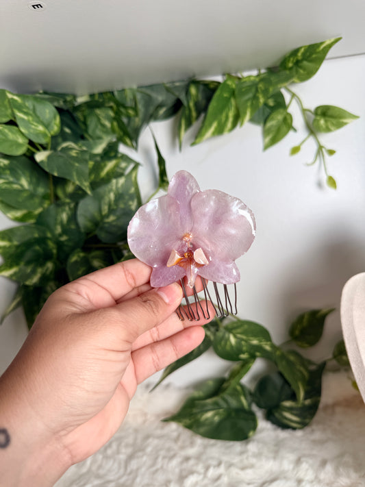 Lavender Mist – Orchid Hair Comb