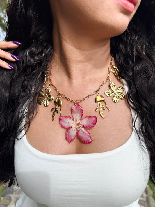 Golden Tide Charm Necklace