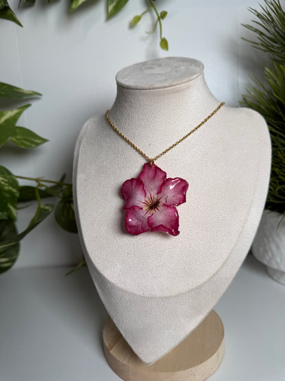 Desert rose necklace