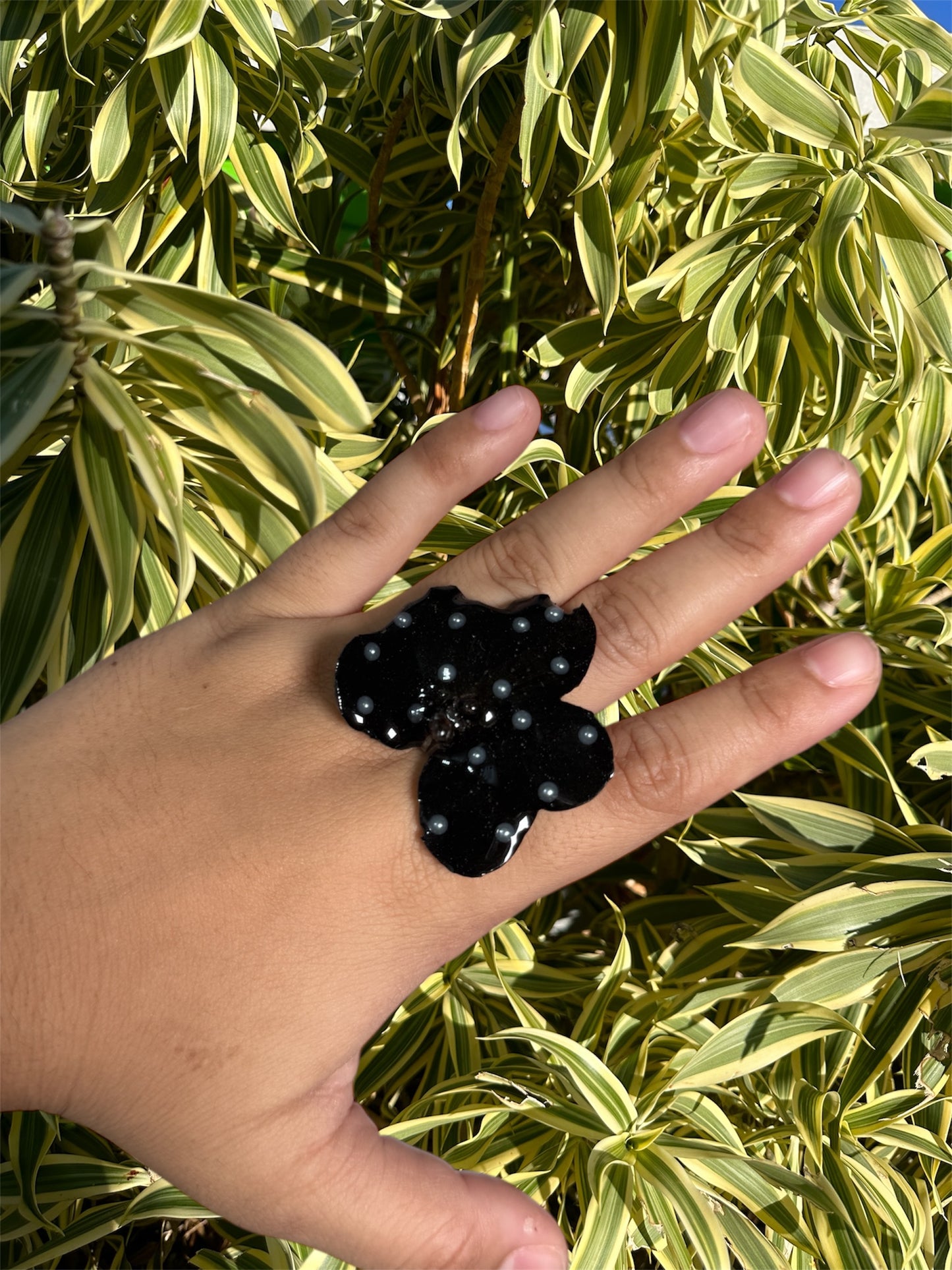 Black Orchid ring