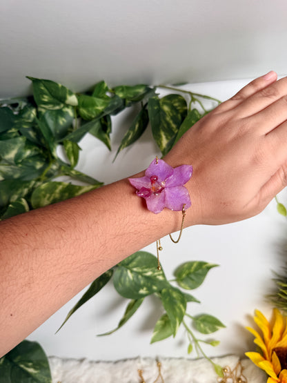 Orchid bracelet