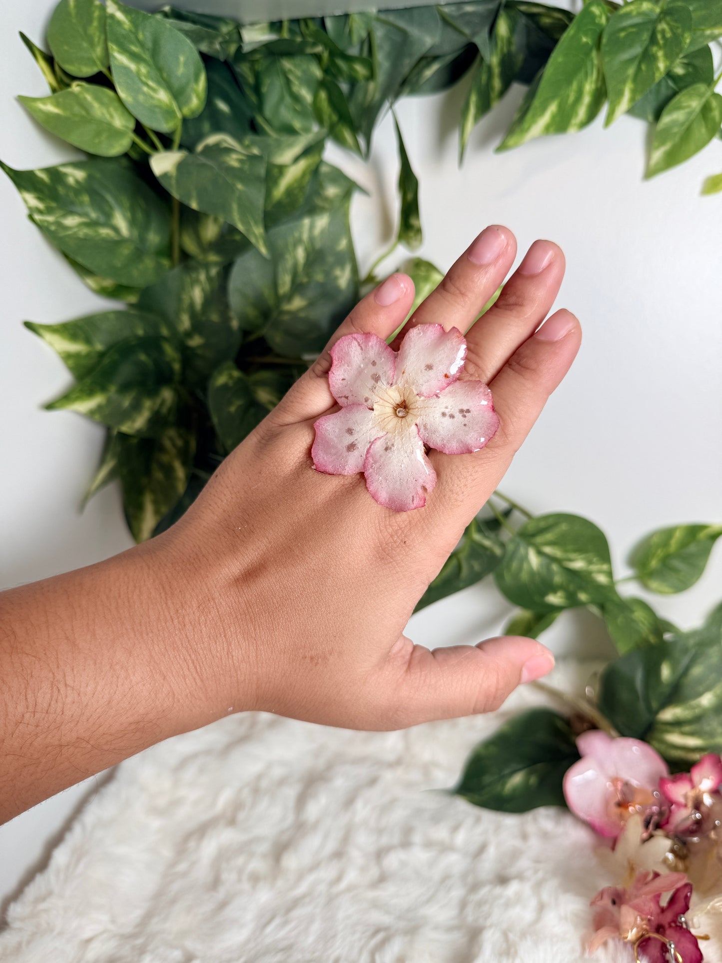 Pink Desert Rose Ring