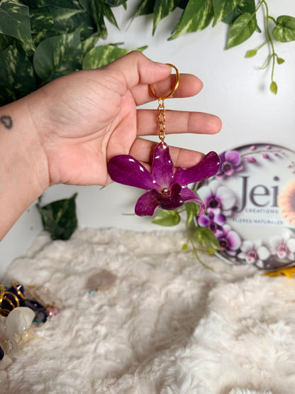 Flowers keychain
