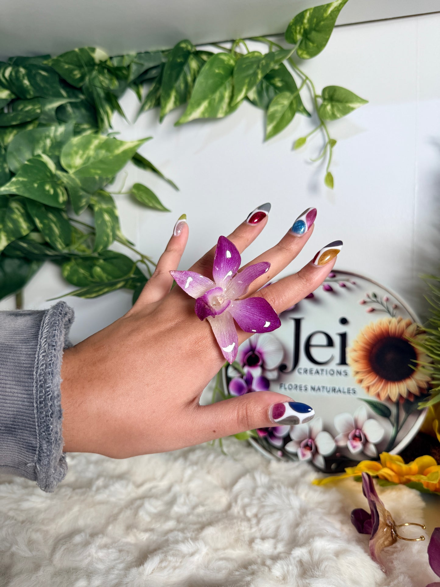 Orchid Reverie Ring