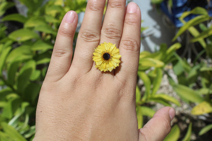 Sunflower ring