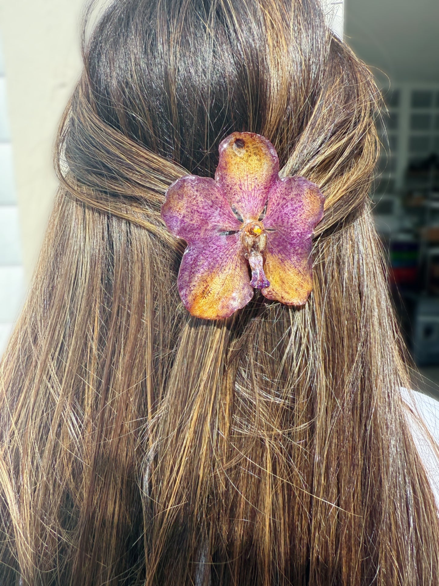 Vanda Orchid Hair clip