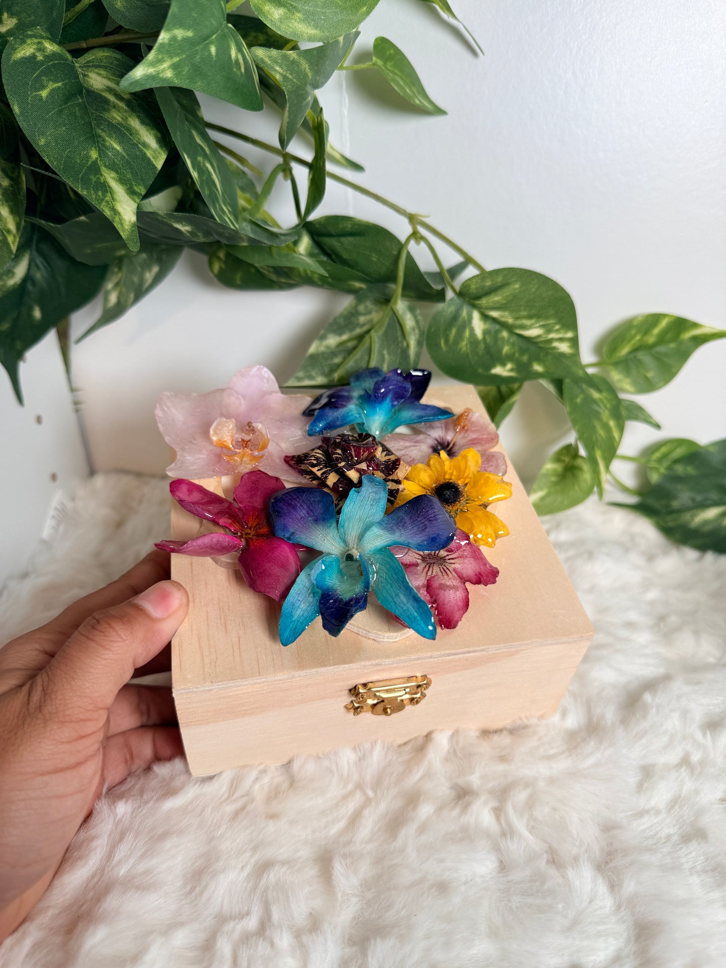 Bloom Mosaic Keepsake Chest