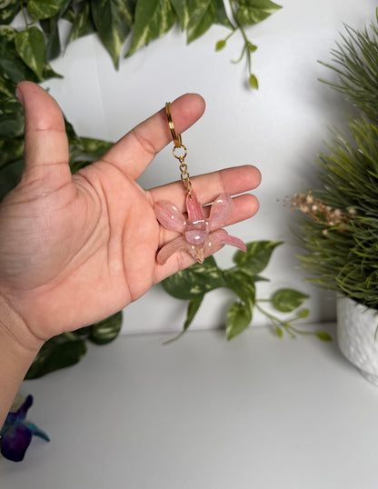 Orchid Keychain